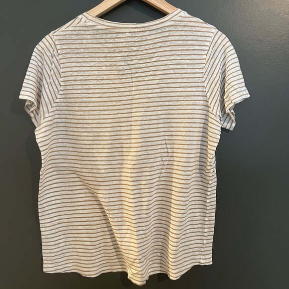 Vineyard Vines Carmel Stripe Surf Tee - Picture 3 of 3